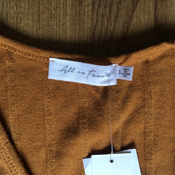 All in Favor Ribbed Midi Dress Size Small - Picture 7 of 8